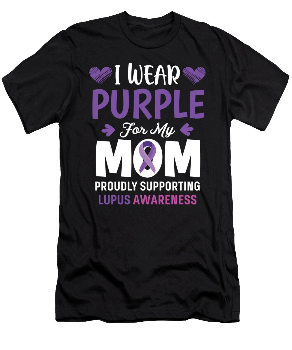 Lupus Awareness Baby T-Shirt inktastic I Wear Purple for My Dad 